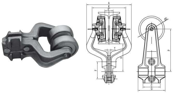 drop-forged trolley